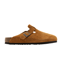 Фото № 1 с приближением к товару «‎Stussy x Birkenstock Boston Shaggy Caramel»