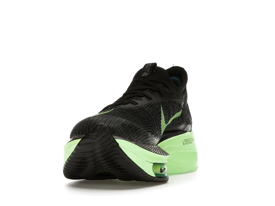 Фото № 2 с приближением к товару «‎Nike Air Zoom Alphafly Next% Black Electric Green »
