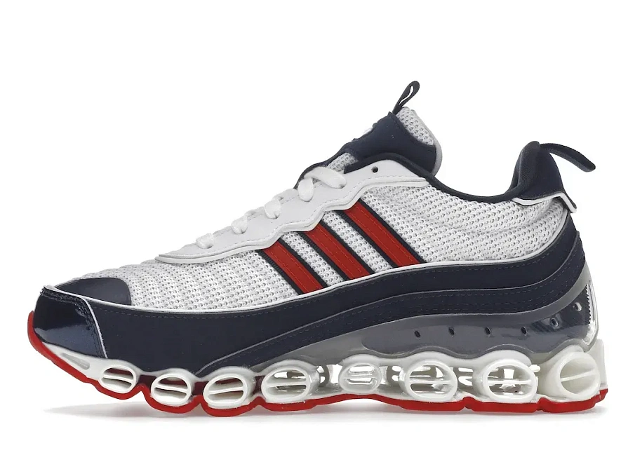 Фото № 3 с приближением к товару «‎adidas Microbounce T1 White Scarlet Navy»