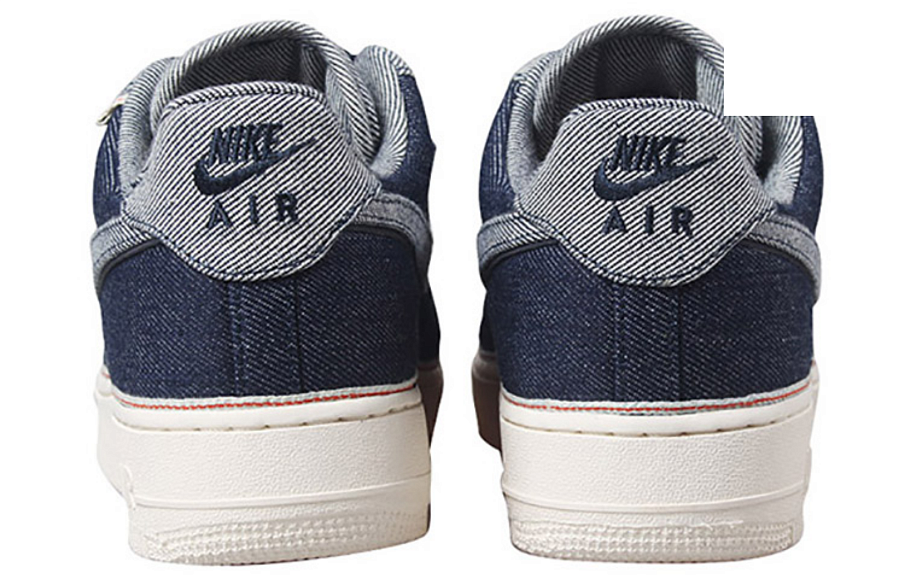 Фото № 4 с приближением к товару «‎ Nike Air Force 1 Low Skate shoes Raw IndigoDark Obsidian»