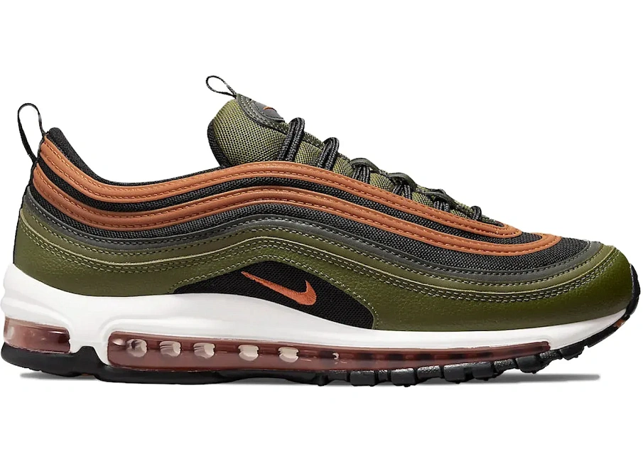 Фото № 1 с приближением к товару «‎Nike Air Max 97 Black Olive»