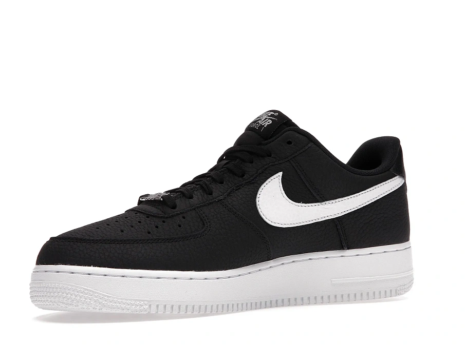 Фото № 2 с приближением к товару «‎Nike Air Force 1 Low Zip Swoosh Black»