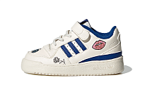 Фото № 1 с приближением к товару «‎(TD) adidas originals Forum Low El I Shoes WhiteBlue»