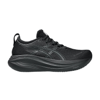 Фото № 1 с приближением к товару «‎ASICS Women's Gel Nimbus 27 Wide Black Graphite Grey»