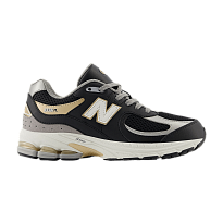 Фото № 1 с приближением к товару «‎New Balance 2002R Big Kid Wide Black Sea Salt Gold»