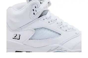 Air Jordan 5 GS White Metallic - 3