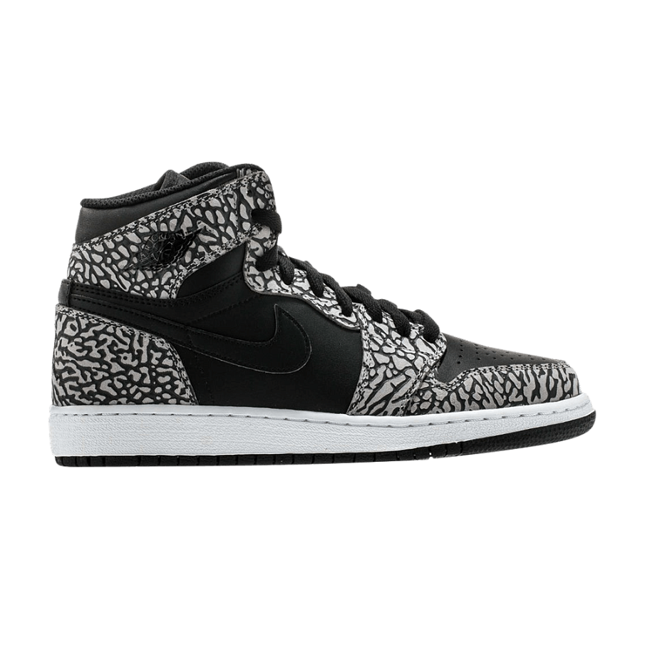 Фото № 1 с приближением к товару «‎Air Jordan 1 Retro High Premium GS Black Elephant»