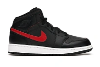Фото № 1 с приближением к товару «‎Jordan 1 Retro Mid Black Gym Red »