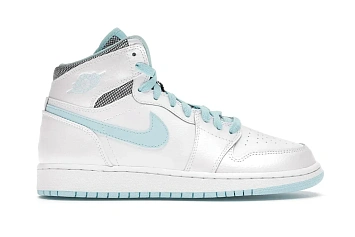 Jordan 1 Retro High White Still Blue (332148-106) - 1