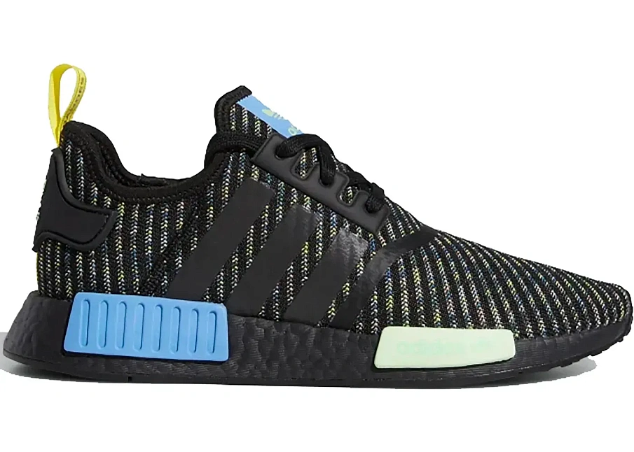 Фото № 1 с приближением к товару «‎adidas NMD R1 Multi Knit Core Black»