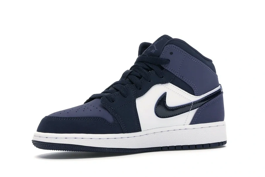 Фото № 3 с приближением к товару «‎Jordan 1 Mid Sanded Purple »