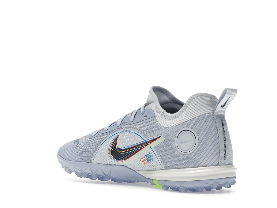 Фото № 4 с приближением к товару «‎Nike Mercurial Air Zoom Vapor 14 Pro TF Football Grey Light Marine»