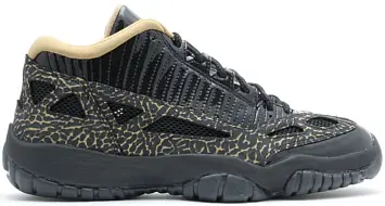 Jordan 11 Retro Low IE Black Metallic Gold 