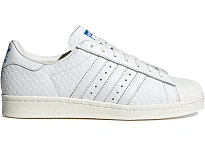 Фото № 1 с приближением к товару «‎adidas Superstar 82 Debossed Geometric Print White Blue»
