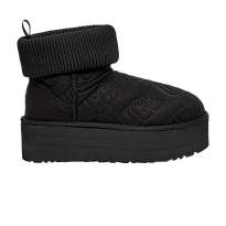 Фото № 1 с приближением к товару «‎UGG Women's Classic Mini Platform Felted Boot Black»