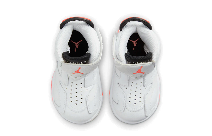 Фото № 4 с приближением к товару «‎(TD) Air Jordan 6 Retro Little Flex Basketball Shoes White»