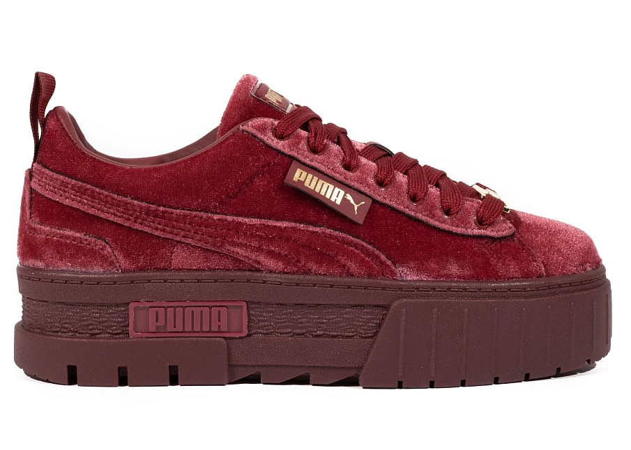 Фото № 1 с приближением к товару «‎Puma Mayze Velvet Tibetan Red »