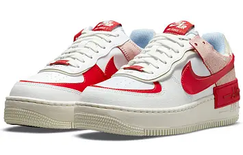 Nike Air Force 1 Low Shadow Skate shoes whiteredblue - 5