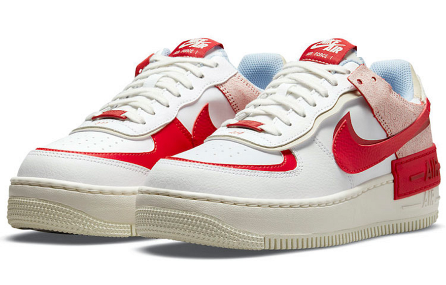 Фото № 3 с приближением к товару «‎Nike Air Force 1 Low Shadow Skate shoes whiteredblue»