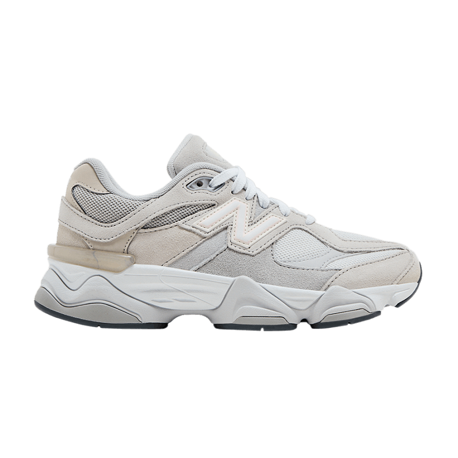 Фото № 1 с приближением к товару «‎New Balance 9060 Big Kid Silver Grey»
