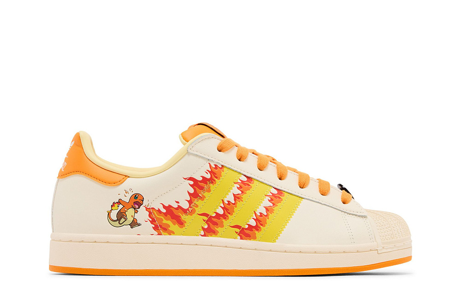 Фото № 2 с приближением к товару «‎Pokémon x adidas Superstar Charmander»