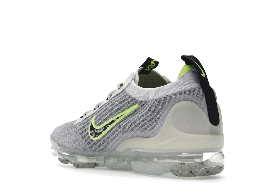 Фото № 6 с приближением к товару «‎Nike Air VaporMax 2021 FK Wolf Grey White Volt»