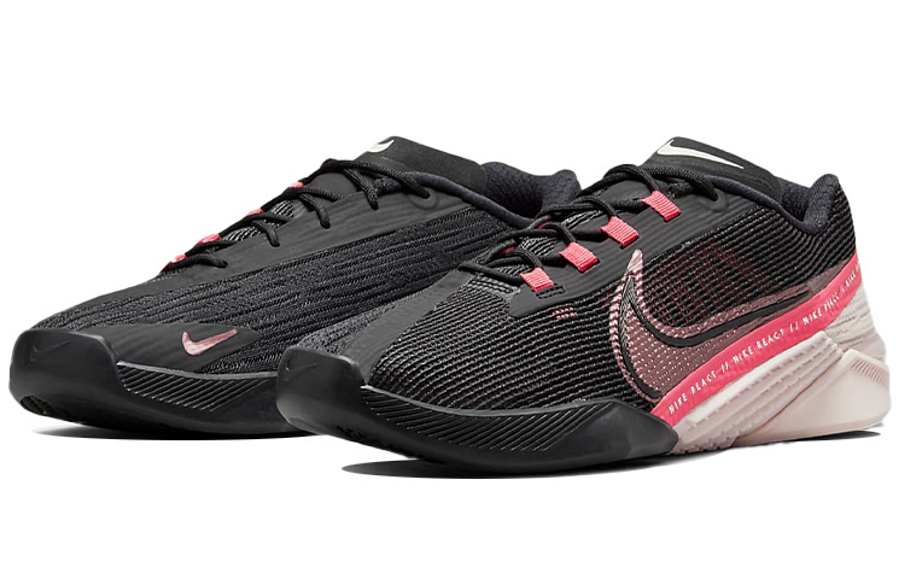 Фото № 3 с приближением к товару «‎Nike Wmns React Metcon Turbo Low-Top Training Shoes BlackPinkWhite»