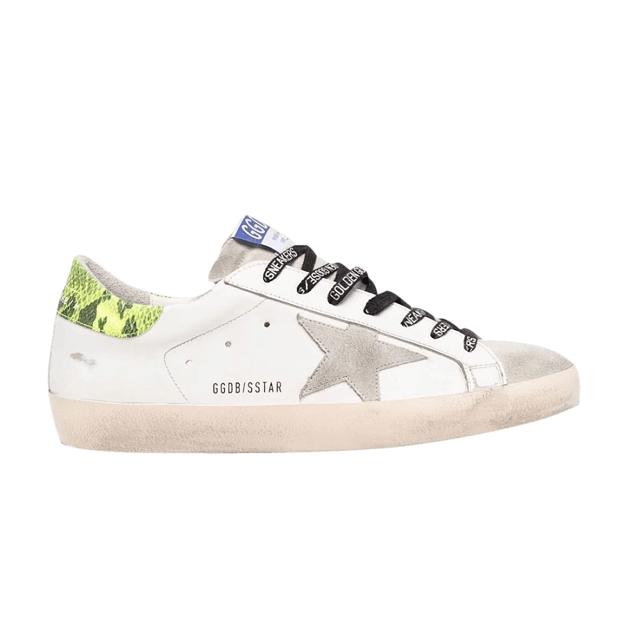 Фото № 1 с приближением к товару «‎Golden Goose Superstar White Green Python»