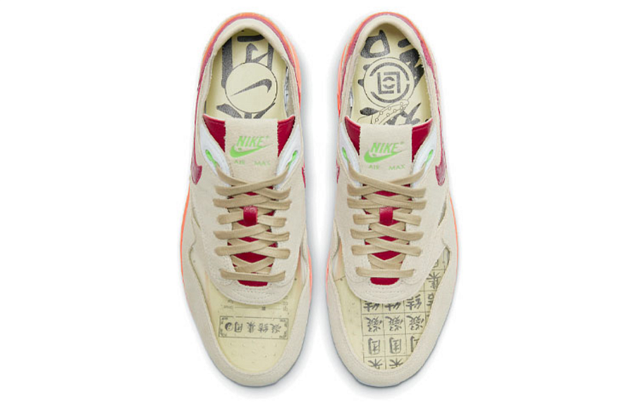 Фото № 4 с приближением к товару «‎CLOT x Nike Air Max 1 "Kiss of Death" BrownRed»