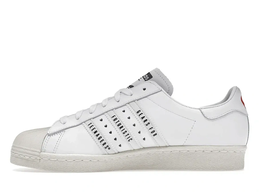 Фото № 3 с приближением к товару «‎adidas Superstar Human Made White»