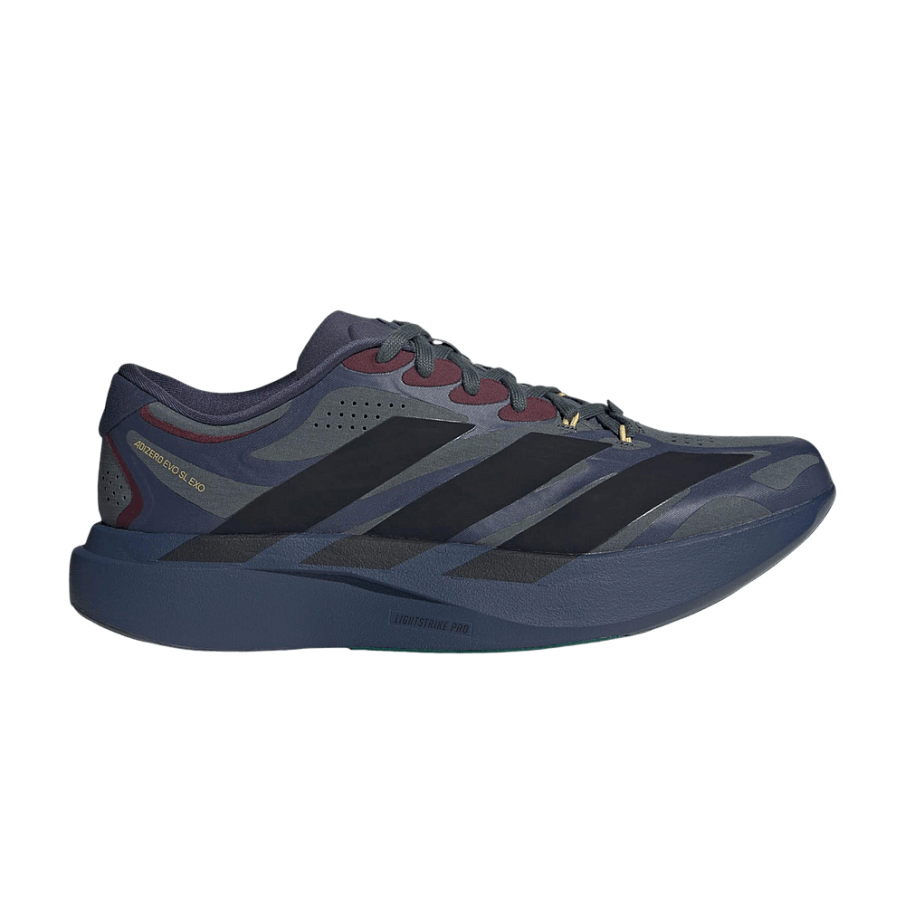 Фото № 1 с приближением к товару «‎adidas Adizero Evo SL EXO Collegiate Navy Core Black Pyrite (KI4765)»