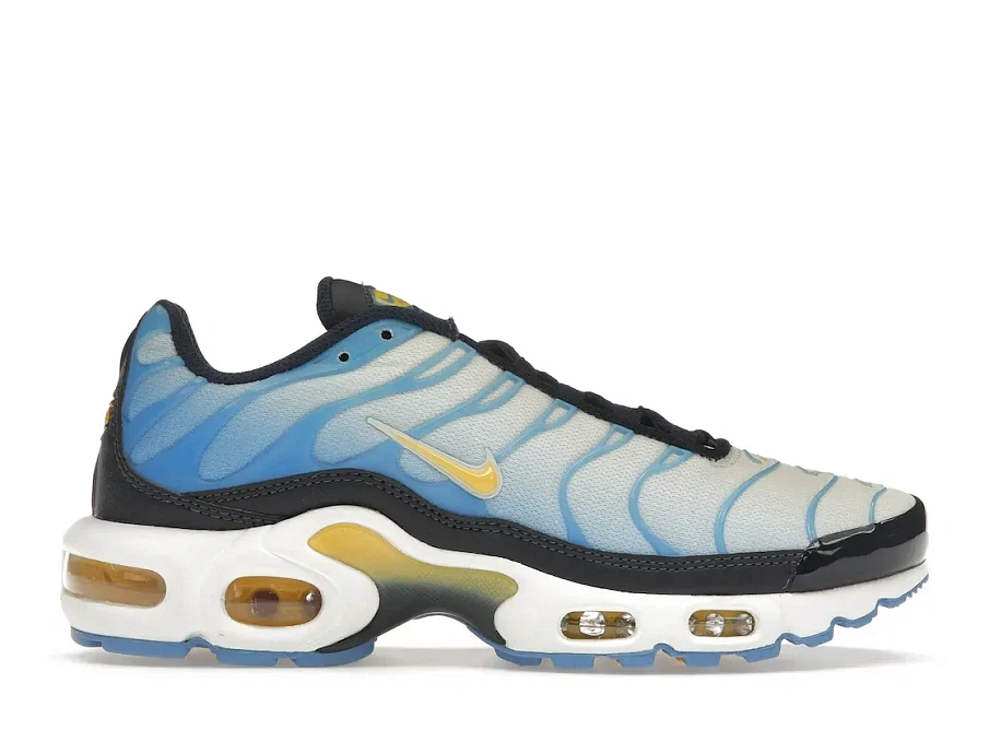 Фото № 1 с приближением к товару «‎Nike Air Max Plus University Blue Topaz Gold »