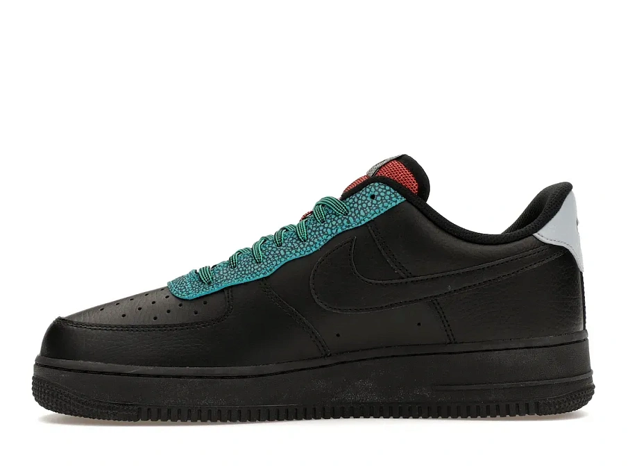 Фото № 3 с приближением к товару «‎Nike Air Force 1 Low '07 LV8 Black Obsidian Mist Orange»