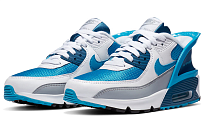 Фото № 3 с приближением к товару «‎Nike Air Max 90 FlyEase (GS) GreyBlue»