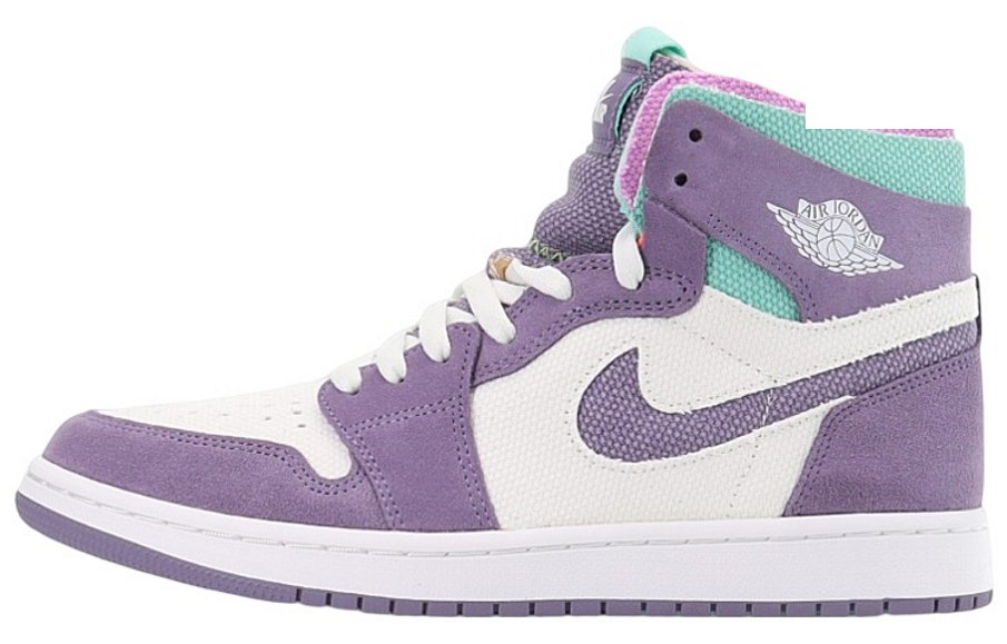 Фото № 1 с приближением к товару «‎Air Jordan 1 Zoom Comfort "Tropical Twist" WhitePurpleGreen»