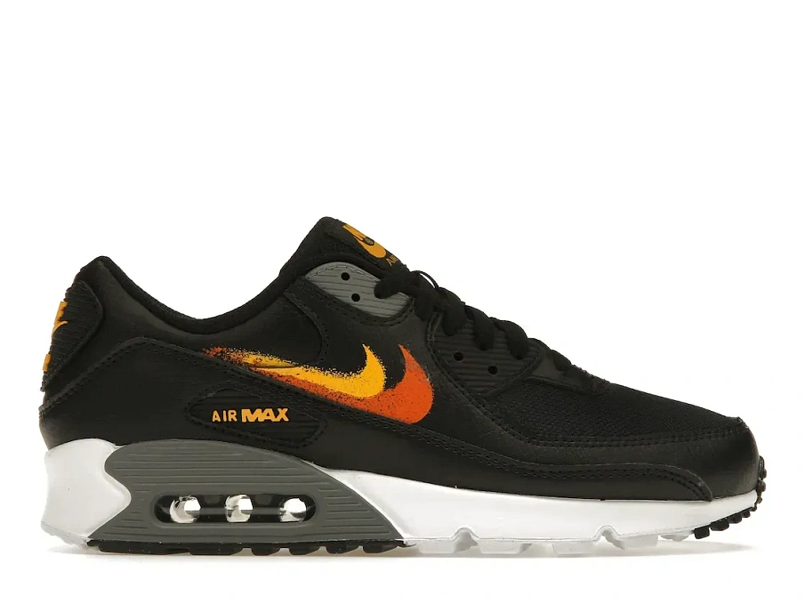 Фото № 1 с приближением к товару «‎Nike Air Max 90 Black University Gold»