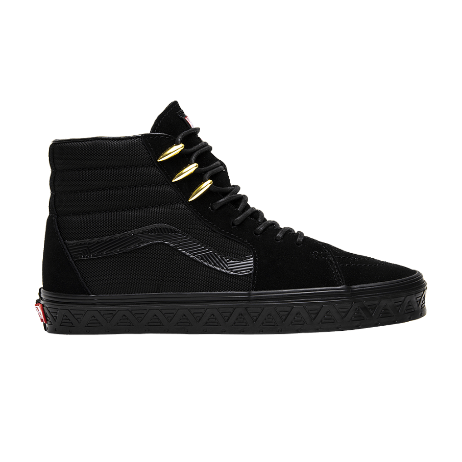 Фото № 1 с приближением к товару «‎Marvel x Vans SK8-HI Black Panther»