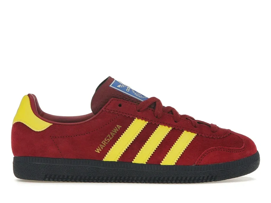 Фото № 1 с приближением к товару «‎adidas Warszawa SPZL Noble Maroon Bright Yellow»