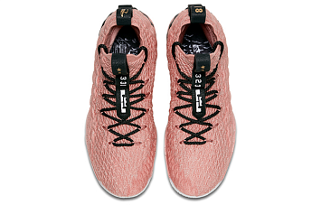  Nike Lebron 15 Basketball shoes Rust PinkMetallic GoldBlack - 7