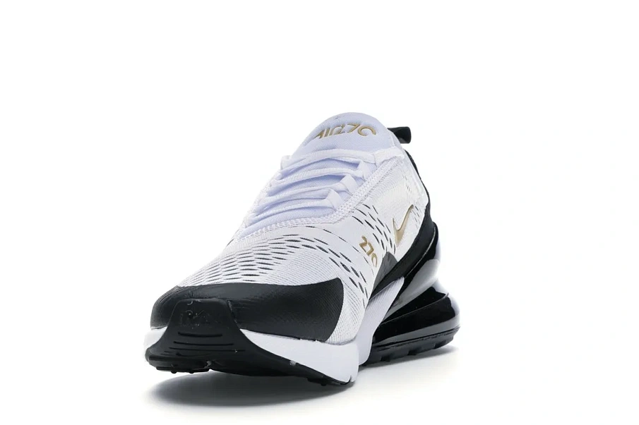 Фото № 2 с приближением к товару «‎Nike Air Max 270 White Metallic Gold Black»