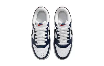 Nike Court Borough Low 2 (GS) Low-Top Sneakers WhiteBlueRedBlack - 6