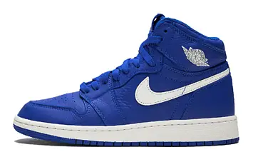 Nike Air Jordan 1 Retro High Hyper Royal Vintage Basketball Shoes Blue - 1