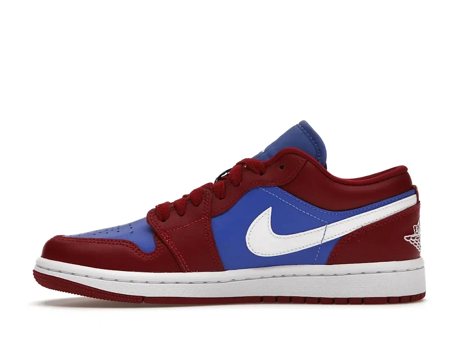 Фото № 3 с приближением к товару «‎Jordan 1 Low Pomegranate Medium Blue »