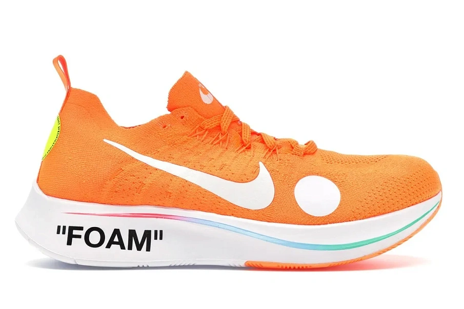 Фото № 1 с приближением к товару «‎Nike Zoom Fly Mercurial Off-White Total Orange»