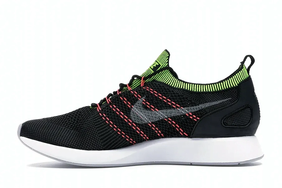 Фото № 3 с приближением к товару «‎Nike Air Zoom Mariah Flyknit Racer Black Wolf Grey Volt»