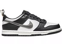 Фото № 1 с приближением к товару «‎Nike Dunk Low Black White Metallic »