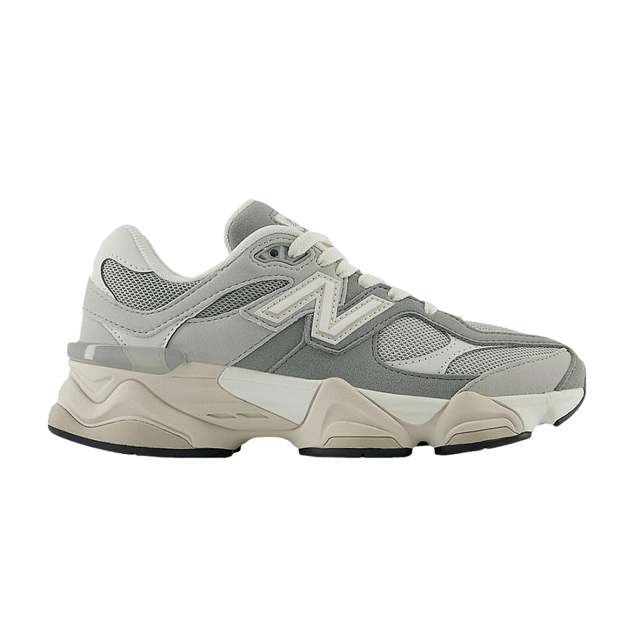 Фото № 1 с приближением к товару «‎New Balance 9060 Big Kid Wide Grey»