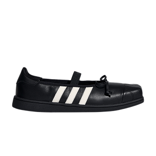 JENNIE x adidas Women's Superstar Square Ballet Core Black Off White