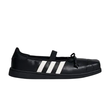 JENNIE x adidas Women's Superstar Square Ballet Core Black Off White