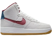 Фото № 1 с приближением к товару «‎Nike Air Force 1 High Sculpt Grey Suede »